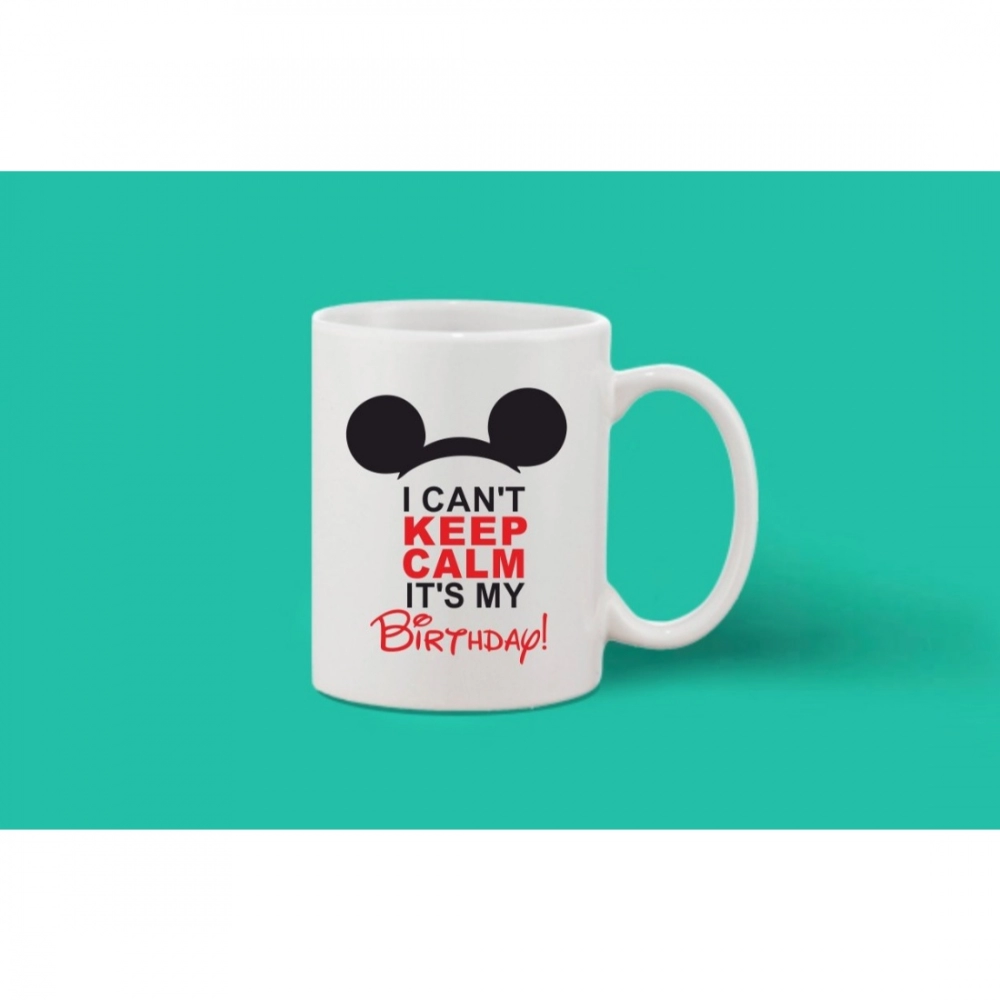 Printed Ceramic Coffee Mug - 1 Pieces, White, 11oz - Image 2
