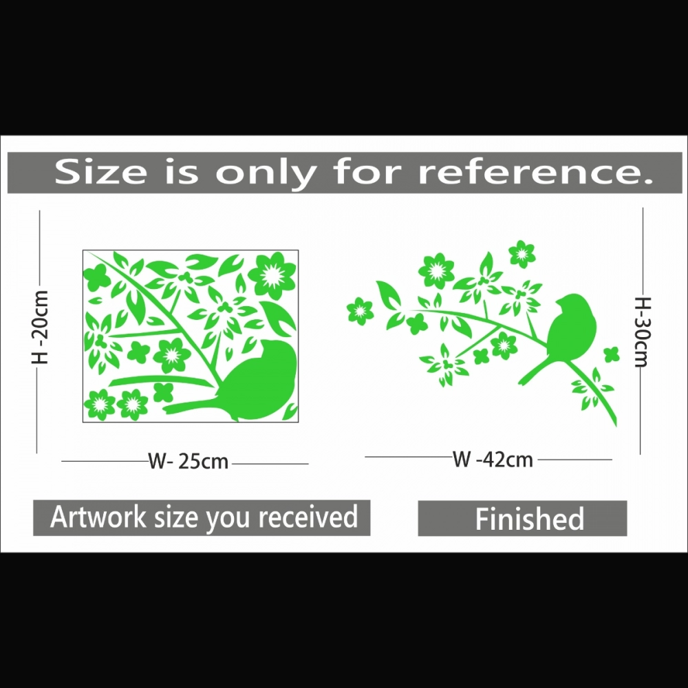 Green Kids Room Decor Radium Wall Sticker - Image 2