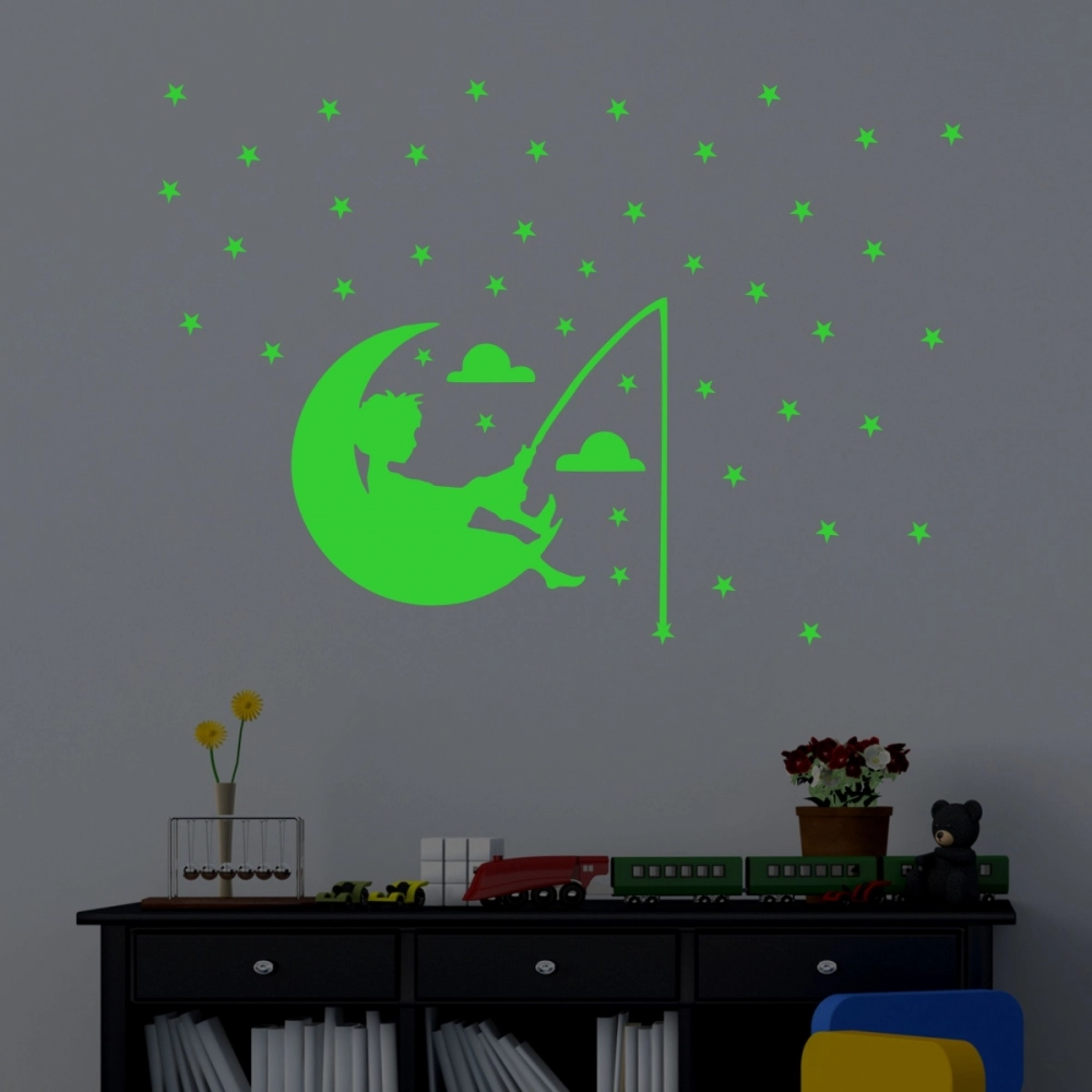 Green Kids Room Decor Radium Wall Sticker - Image 4