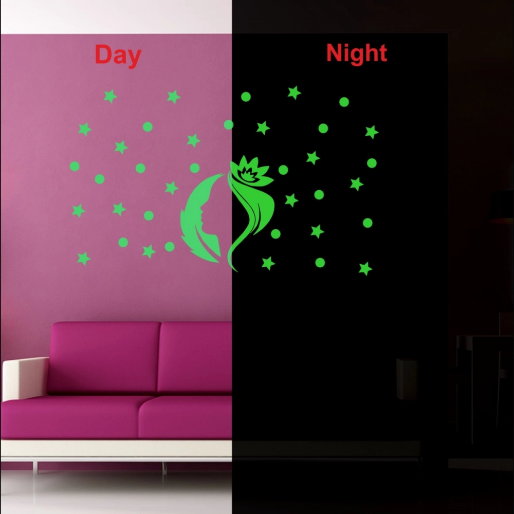 Green Decorative Radium Wall Sticker - Image 3