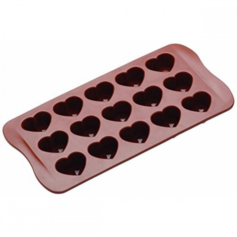 Pack Of_2 Heart Shape Design Chocolate Mold (Color: Assorted) - Image 4