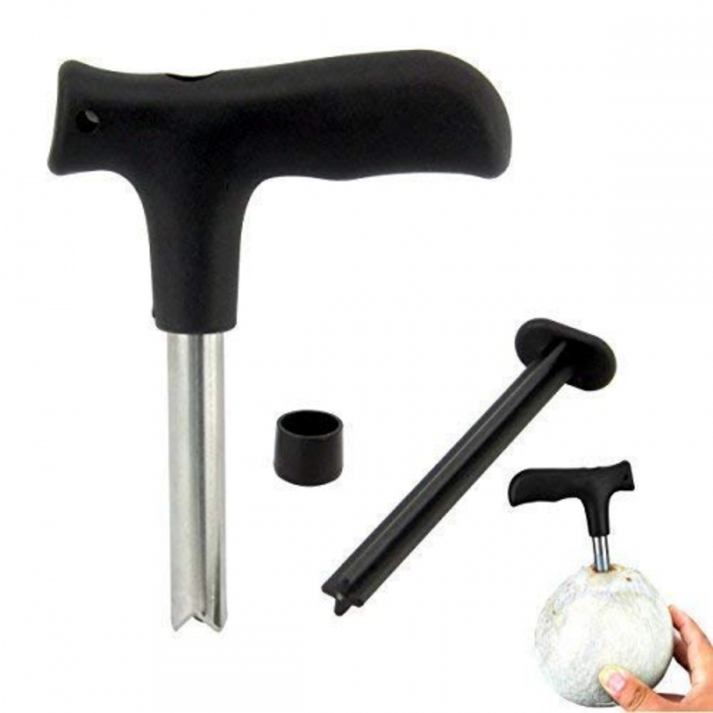 Pack Of_2 Coconut Opener Bundle Drill Cutter (Color: Assorted) - Image 5