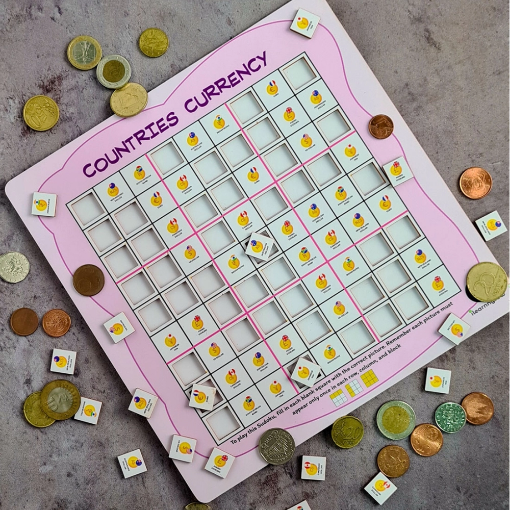 Countries Currency (10X10 Inches) - Image 2