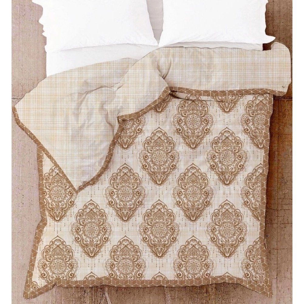 Cotton Double Reversible Light Weight Blanket King Size 228X254 Cm (Color: Multi Color, Material: Cotton) - Image 2