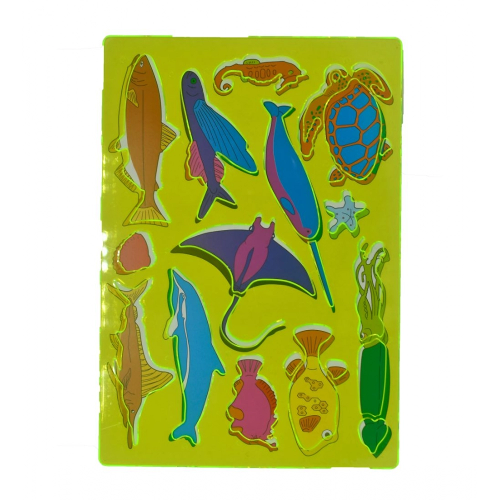 Pack Of 3_Sea creatures Stencils (Color: Assorted) - Image 2