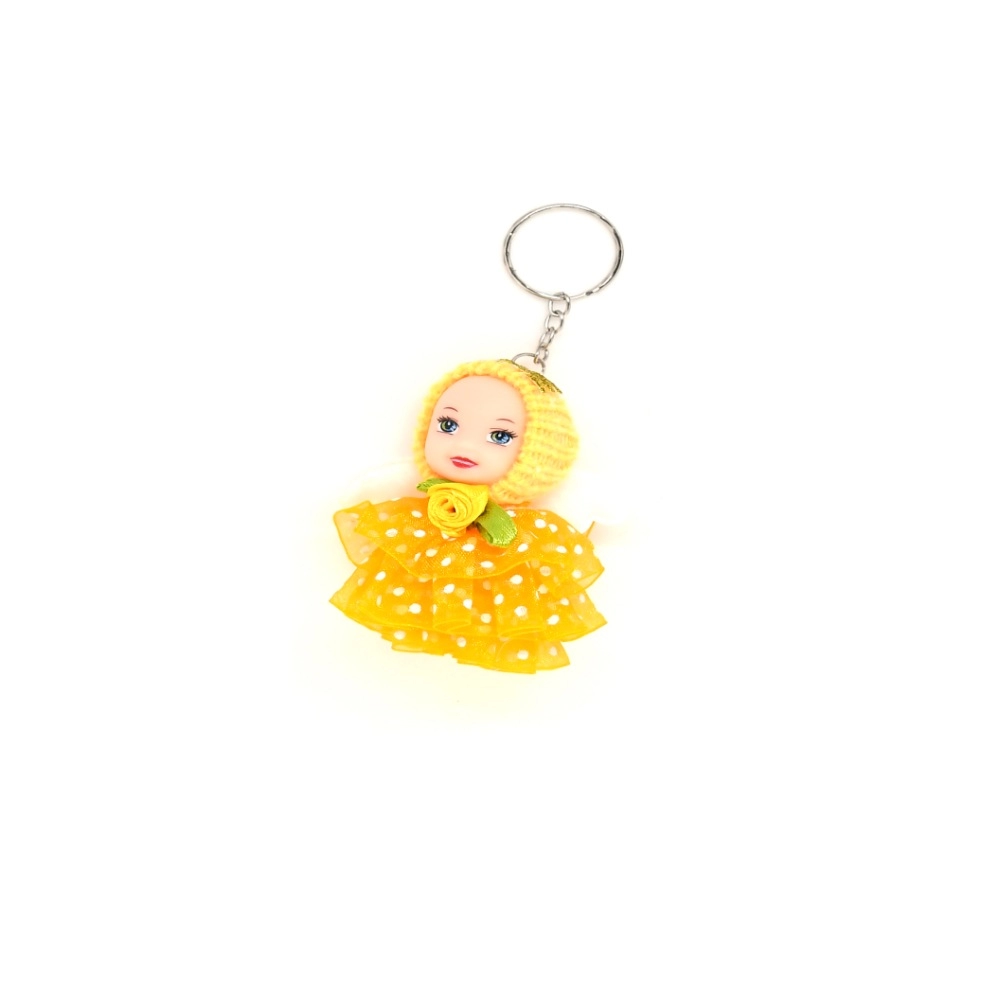 Pack of 5_ Doll Girl Keychain (Color: Assorted) - Image 3