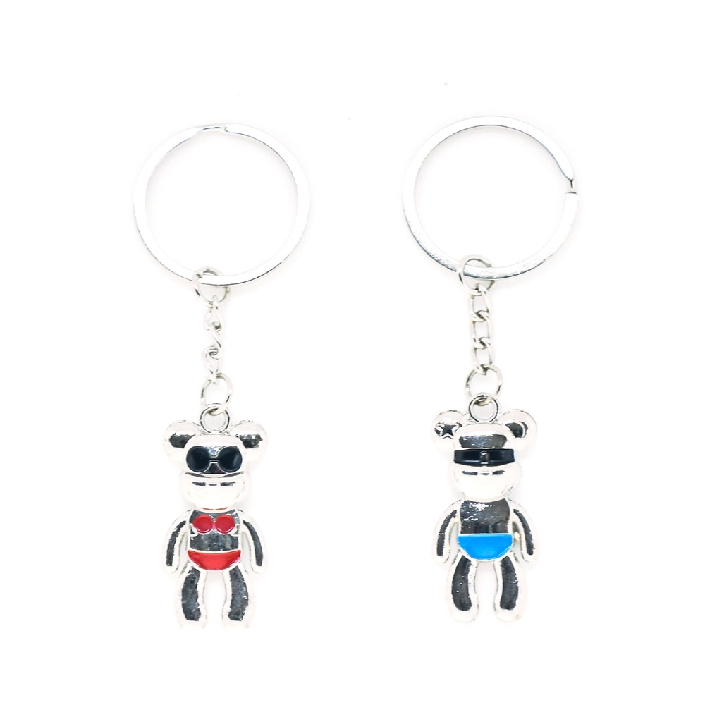 Robotic Couple Metal Keychain (Color: Assorted) - Image 2