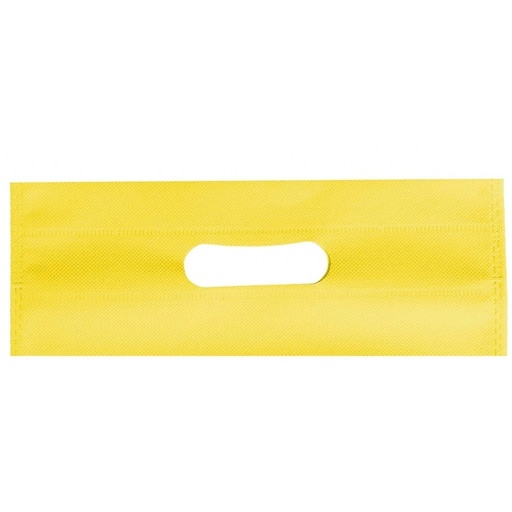 Pack Of 50_D Cut Cloth Eco Friendly Reusable Carry, Grocery Bag (Yellow) - Image 3