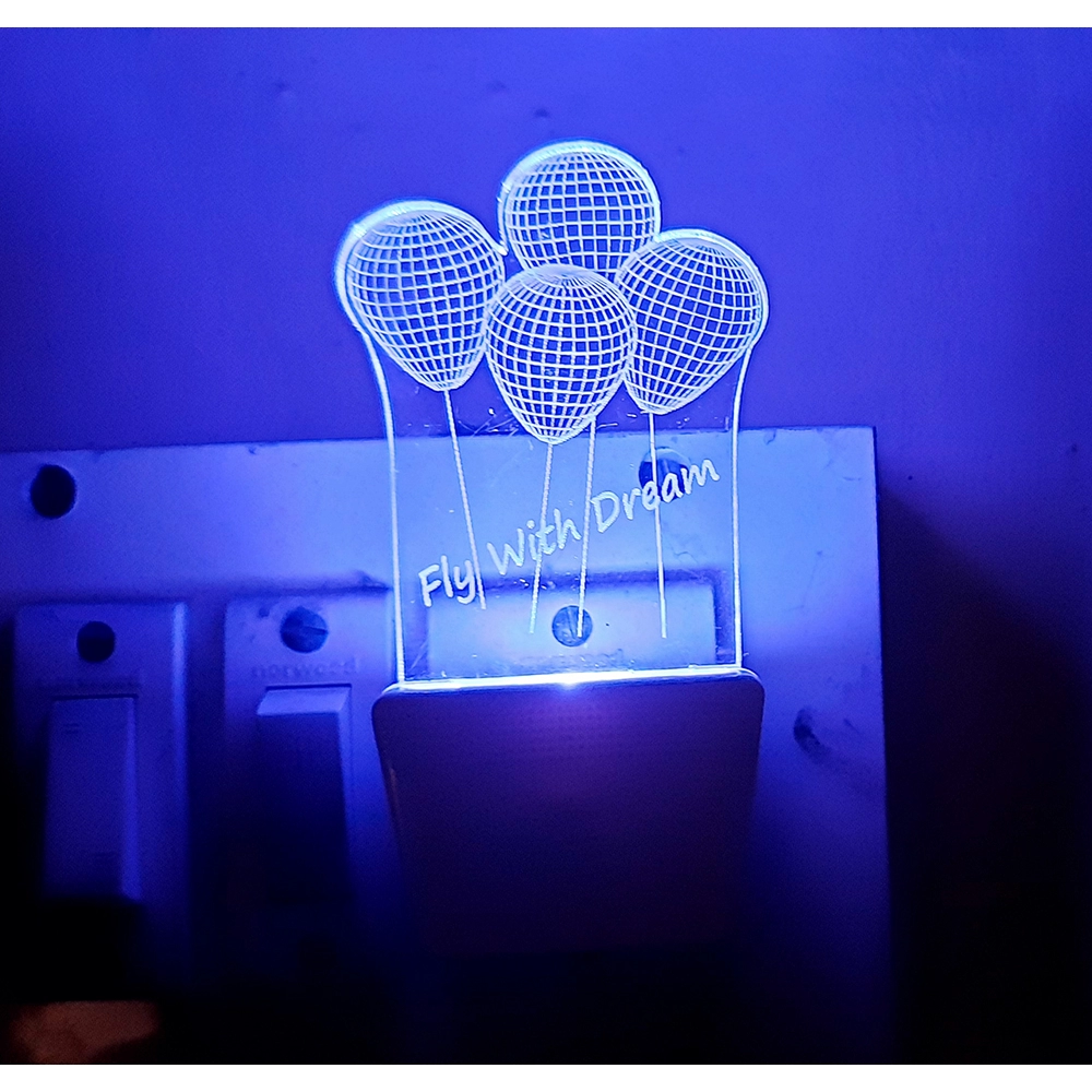 Fly With Dream Balloons AC Adapter Night Lamp - Image 3